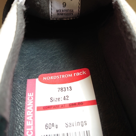 Rogue Riave Slip On Leather Sneakers Shoes Black White MADE IN PORTUGAL RRP $350 - Picture 8 of 11